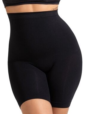 Shapermint Black High-Waist Seamless Shaping Bike Shorts